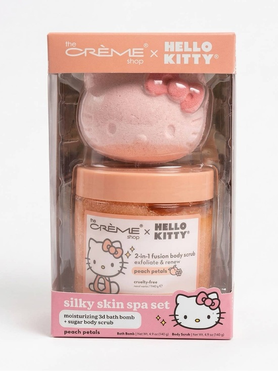 The Creme Shop Other - The Crème Shop x Hello Kitty Silky Skin Spa Set - Peach